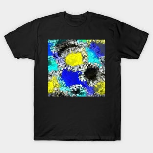 Blue and yellow splashes T-Shirt